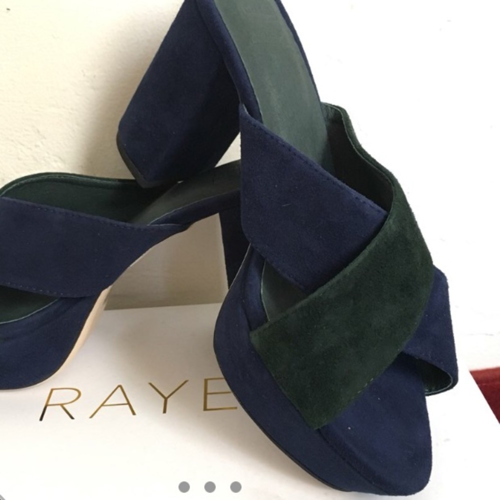 Cross strap Raye platform mules - Picture 2 of 5